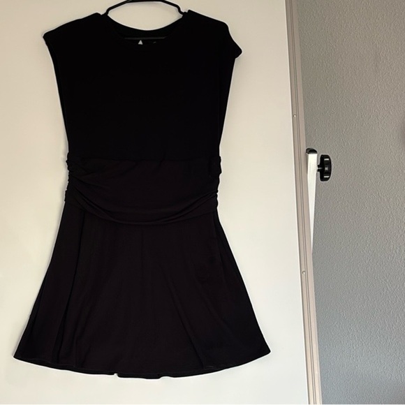 AFRM Black Mini Dress- Sleeveless with a Cut Out Back - Picture 1 of 5